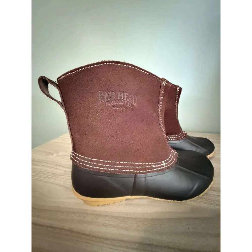 RedHead Classic II Men Duck Boots Insulated Waterproof Pull On Suede Rubber [Ins